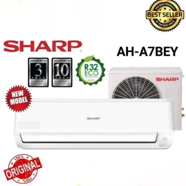 AC Sharp Standard Wall Mounted Split Garuda Series 3/4 PK - AH-A7BEY