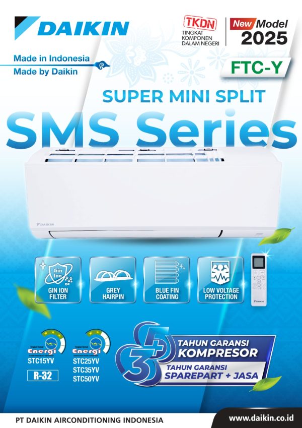 AC Daikin Split Standard 2 PK FTC50 Lokal R32 - Gambar 5