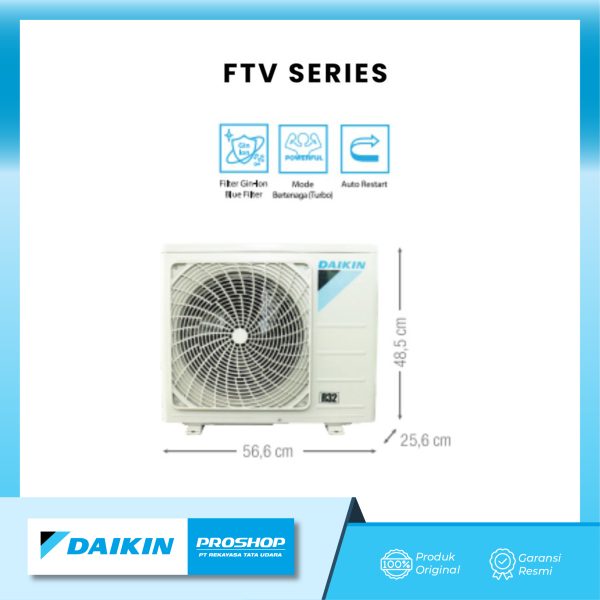 AC SPLIT DAIKIN NON INVERTER STV20CXV - Gambar 2